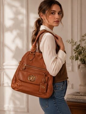 Emma Fox leather bag